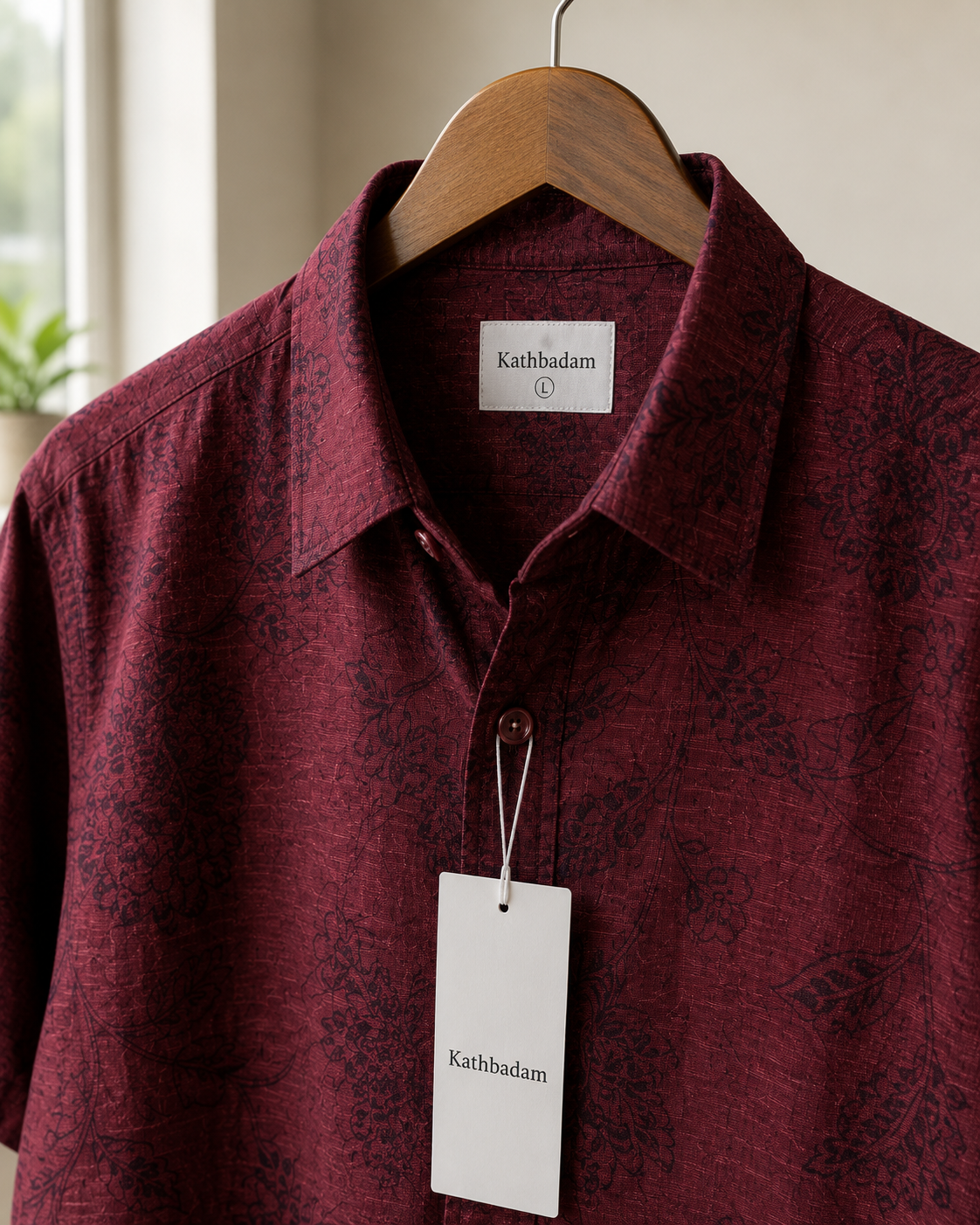 Men’s Premium Floral Printed Short Sleeve Casual Shirt