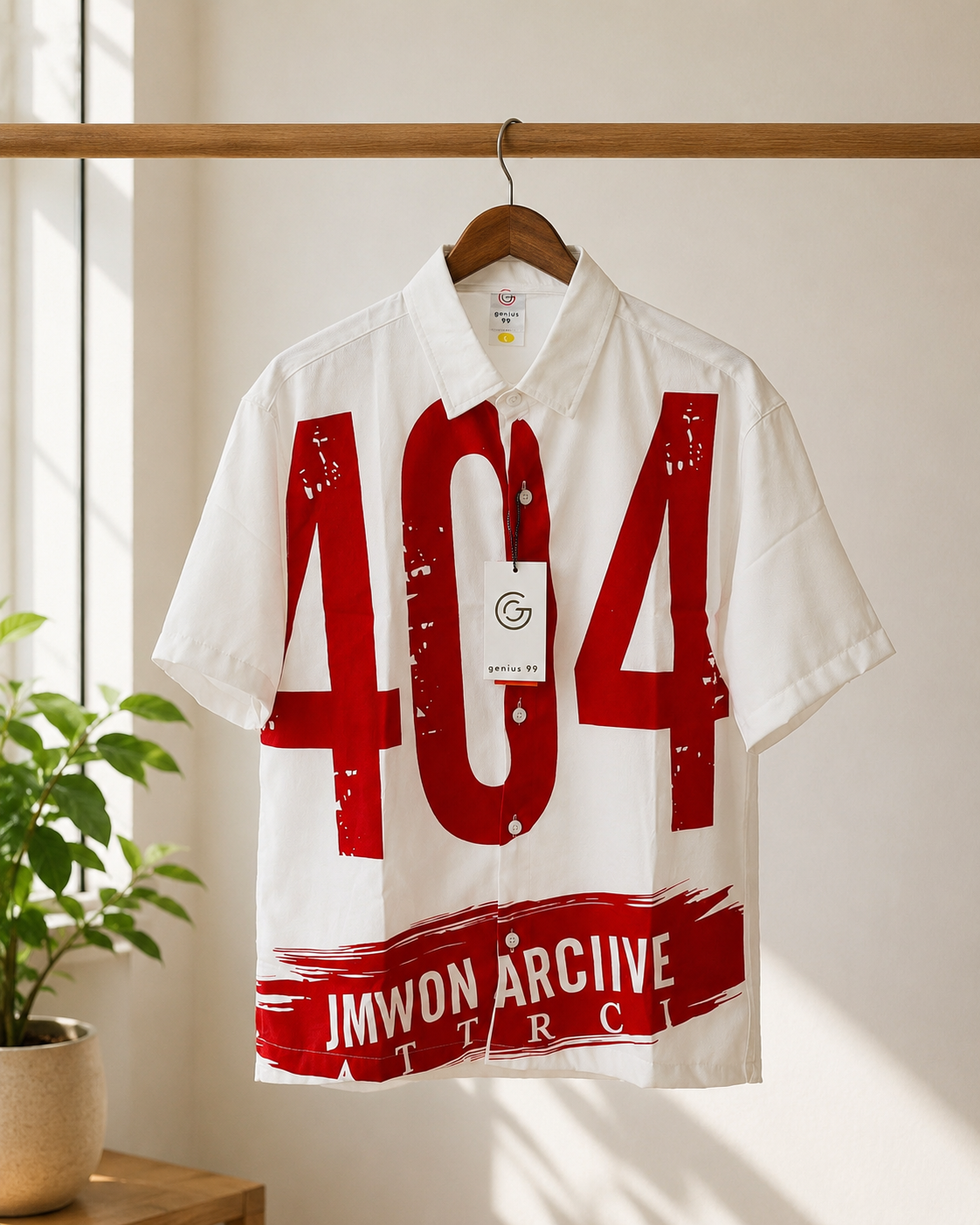 Men’s Oversized Boxy Fit Graphic Short Sleeve Shirt