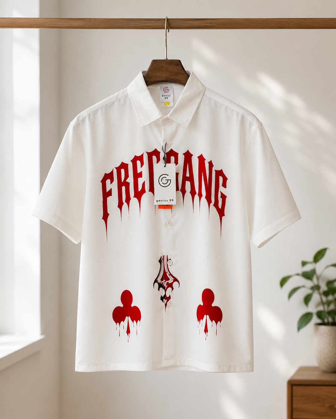 Men’s Oversized Boxy Fit Graphic Short Sleeve Shirt