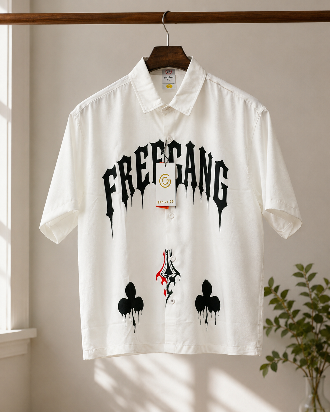 Men’s Oversized Boxy Fit Graphic Short Sleeve Shirt