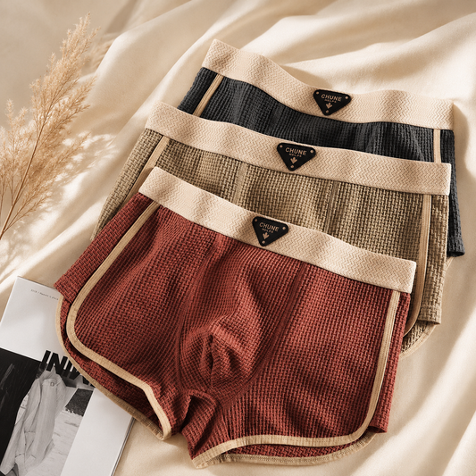 Men’s Breathable Mesh Boxer Briefs – 3 Pieces Combo