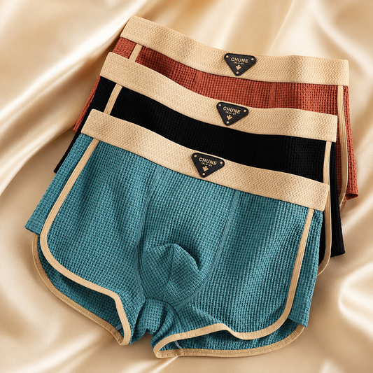 Men’s Breathable Mesh Boxer Briefs – 3 Pieces Combo