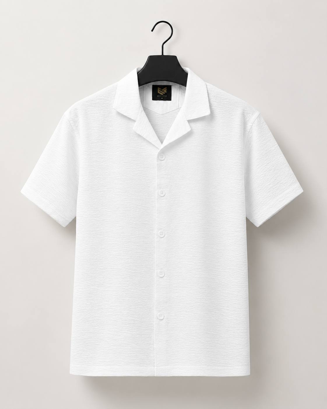 Men’s Premium Striped Cuban Collar Short Sleeve Shirt