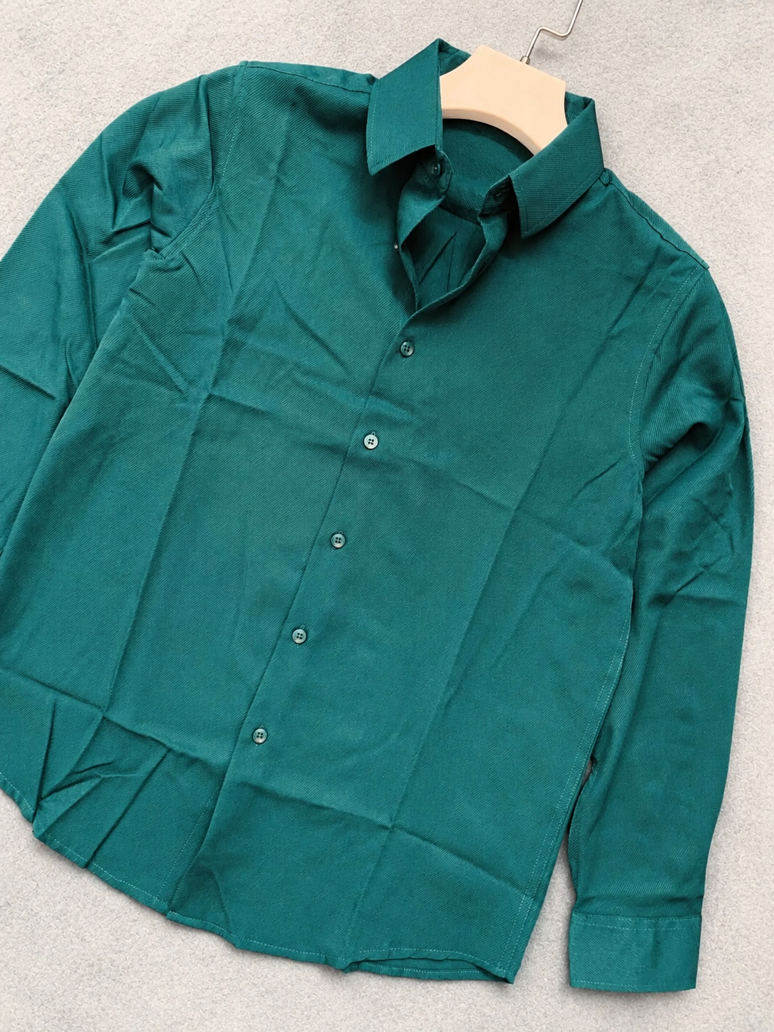 Men’s Full Sleeve Shirt – Teal Green