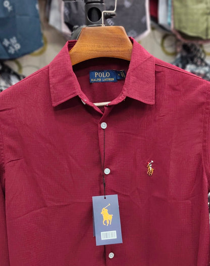 Men’s Premium Textured Full Sleeve Casual Shirt