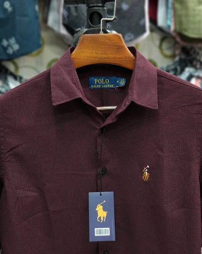 Men’s Premium Textured Full Sleeve Casual Shirt
