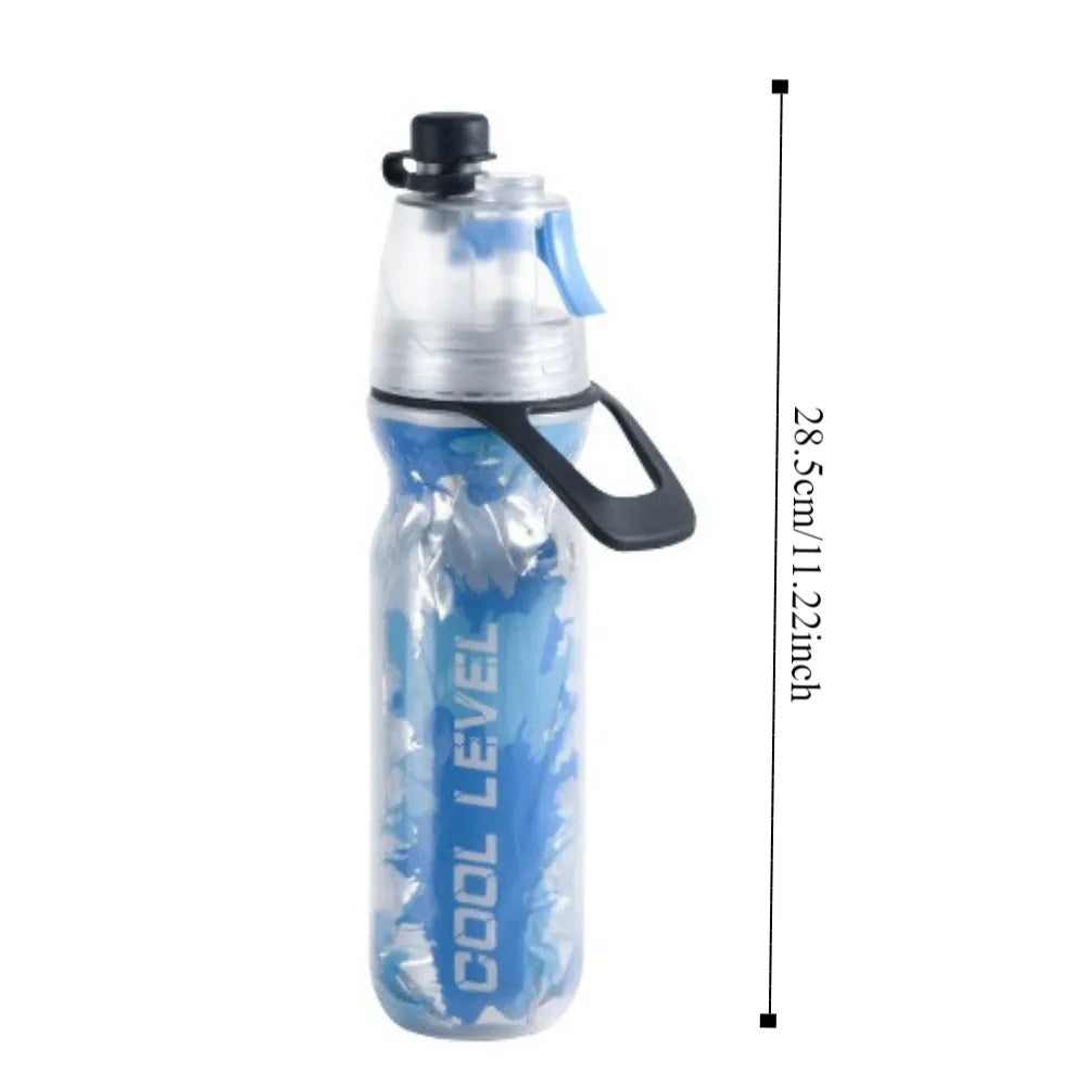 2-in-1 Spray Water Bottle – 500ml Leak-Proof Sports & Travel Bottle