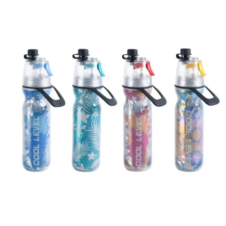 2-in-1 Spray Water Bottle – 500ml Leak-Proof Sports & Travel Bottle