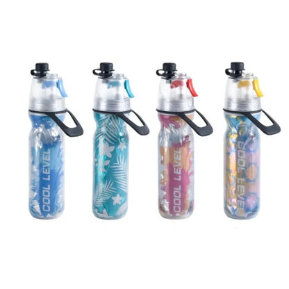 2-in-1 Spray Water Bottle – 500ml Leak-Proof Sports & Travel Bottle