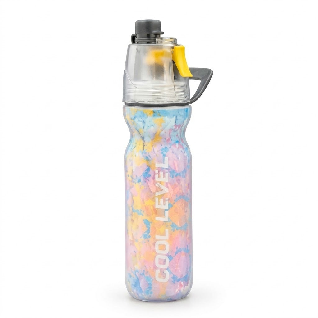 2-in-1 Spray Water Bottle – 500ml Leak-Proof Sports & Travel Bottle