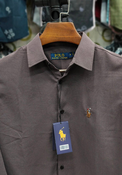 Men’s Premium Textured Full Sleeve Casual Shirt